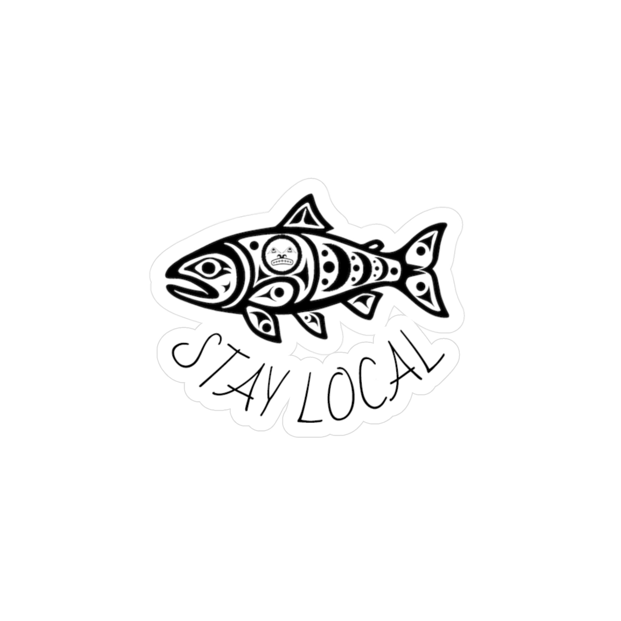 Stay Local Vinyl Sticker — Kiss-Cut Decal