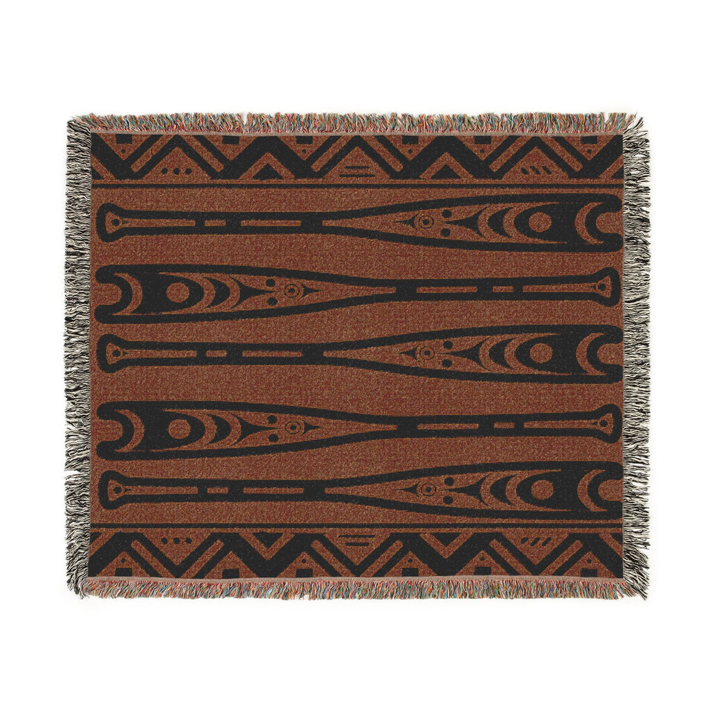 "KLAHOWYA" BY Eskiis Stiqayu Tribal Pattern Woven Blank