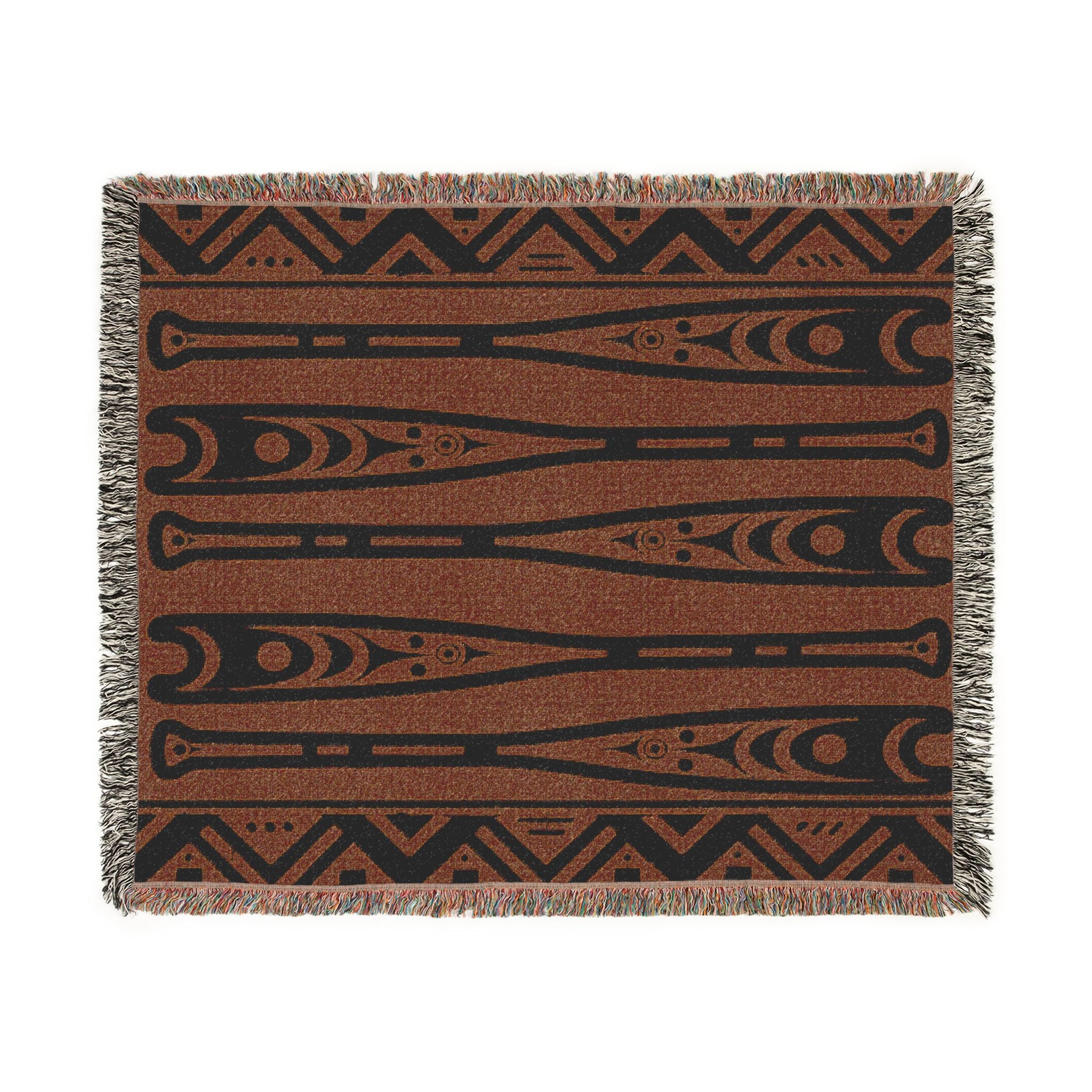 "KLAHOWYA" BY Eskiis Stiqayu Tribal Pattern Woven Blank