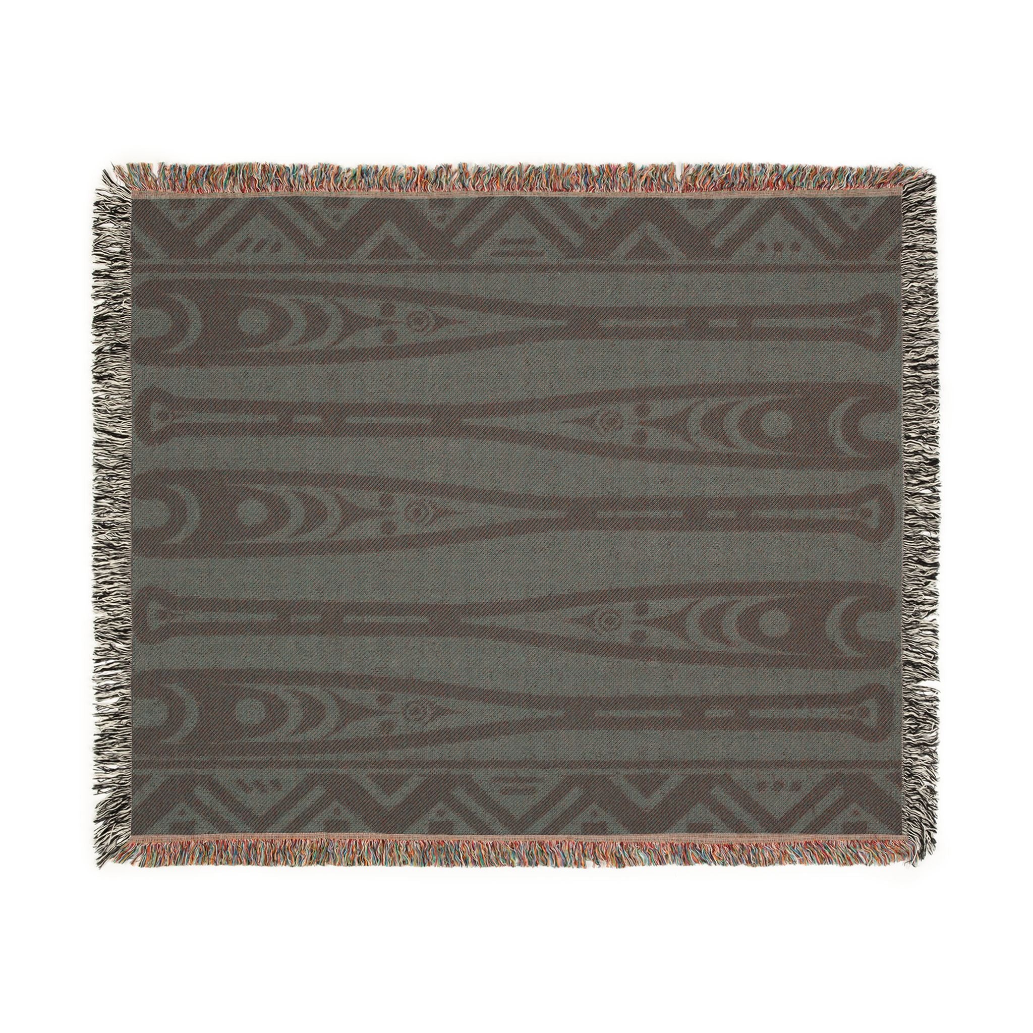 "KLAHOWYA" BY Eskiis Stiqayu Tribal Pattern Woven Blank