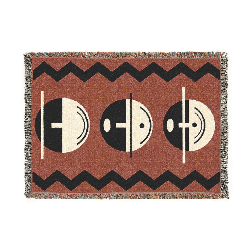 Woven blanket - "The 3" By eskiis stiqayu