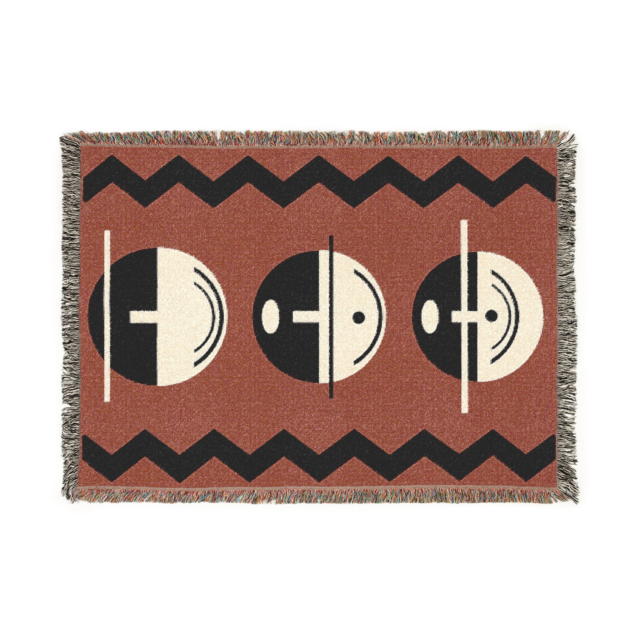 Woven blanket - "The 3" By eskiis stiqayu