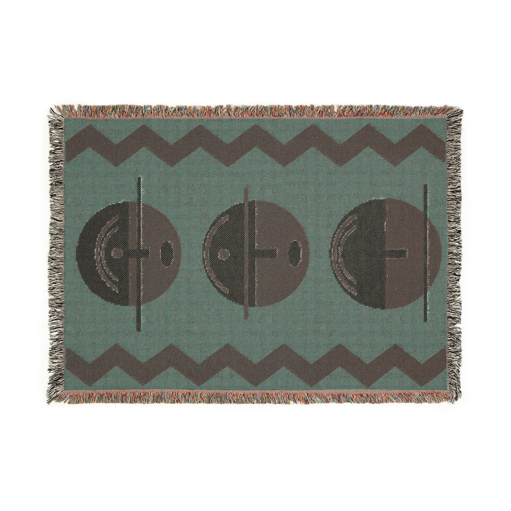 Woven blanket - "The 3" By eskiis stiqayu