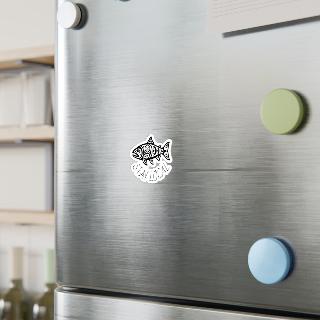 Stay Local Vinyl Sticker — Kiss-Cut Decal